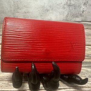 Louis Vuitton Epi Red Leather 6 Keyholder​ Vintage EUC​​